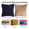 DIY Latch Hook Pillow Kits for Adults Merry Christmas Scottish Terrier Dog Pillow Cover Printed Pillowcase Crochet Yarns Hooking Handmade Cushion for Home Sofa Decoration 17x17inch(1) view 3