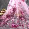 Gorgeous Dress Shiny Sequined Big Flower Wedding Dress Lace Fabric Designer Fabric - 1Meter -Fabric lace for Sewing view 1