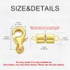 14K Real Gold Clasp for DIY Necklace Bracelet Jewelry Making, Lobster Clasp Extender Necklace Clasp Connector Bracelet Extension(Style 4) view 3