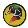 ThatsRad Fishing Sew On Patch Hunting Duck Fly Fisherman Deer Outdoors (Round Wood Duck) view 1