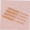 GARVALON 80pcs DIY Luggage Accessories Set Alloy Rivets and Screw Nails for Crafts Bags Belts Shoes Gold Bronze view 3