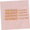 GARVALON 80pcs DIY Luggage Accessories Set Alloy Rivets and Screw Nails for Crafts Bags Belts Shoes Gold Bronze view 4