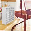 CORHAD Art Storage Organizer Multifunctional Paint Rack Brush Holder Wooden Paint Storage Rack for Artist Shelf view 4