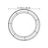 GOOHOCHY 3pcs Wire Wreath Forms DIY Wreath Frame Flower Hanging Loop for Home Decor view 2