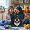 DIY Latch Hook Pillow Kits for Adults Bernese Mountain Dog Portrait Printed Pillowcase Crochet Yarns Hooking Handmade Pillow Cover Cushion for Home Sofa Decoration 17x17inch(2) view 4