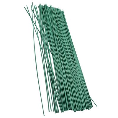 Gogogmee 50pcs Artificial Flower Stems Wire Craft Floral Picks Wire for DIY Bouquets