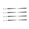 Anneome 8pcs Punk Spikes Screw Back Rivets for Leather Craft Unique Decorative Metal Spikes for Clothing Bags Belts and Projects for Punk Styles view 1