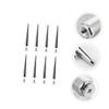 Anneome 8pcs Punk Spikes Screw Back Rivets for Leather Craft Unique Decorative Metal Spikes for Clothing Bags Belts and Projects for Punk Styles view 3