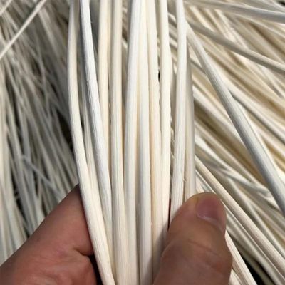 Ayuduots 1.2mm Natural Round Reed 32.8ft/Roll Cane Webbing Weave Material Indonesian Natural Rattan Core for Furniture Repair Handicrafts