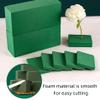 Pack of 40 Dry Wet Floral Foam Blocks,Flower Arrangement Kit,Floral Foam Blocks for Fresh and Artificial Flowers, Green Foam Bricks Foam Block for Artificial Flowers & Plant Decoration view 2