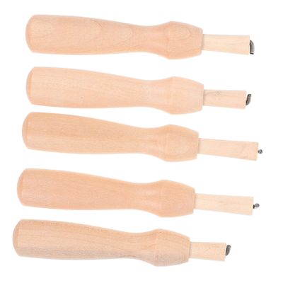 Anneome 5pcs Needle Felting Needles for DIY Wool Crafts Lightweight Stainless Steel and Wood Tools for Easy Wool Felt Making