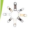 SEWACC 2sets Coat Luggage Handbag Zipper Repair Kit Zipper Pulls 3/5 Sizes Easy to Use Slider Replacements 8pcs*2 view 3