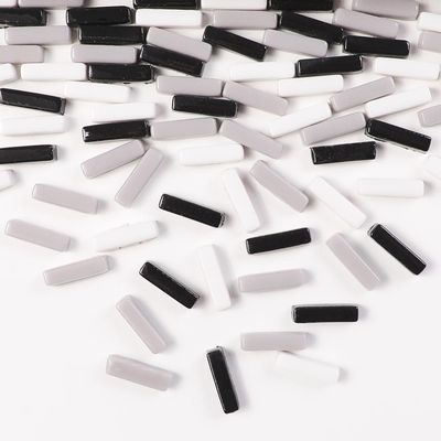 1 LB 5x20mm Glass Strips Mosaic Tiles for Home Decoration, Mini Recycled Glass Stick Tile for DIY Crafts Art & Children DIY Hobbies (RS100)