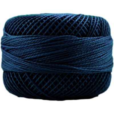 Presencia Perl Cotton - Size 8-77 Yards - 70.4 Meters per Ball (Colors 1889-3396) (3324 - Navy Blue)