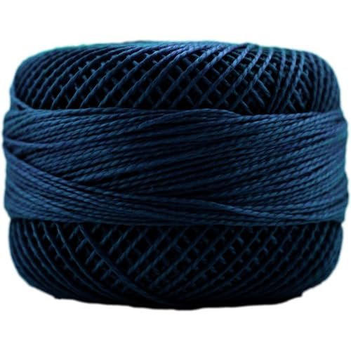 Presencia Perl Cotton - Size 8-77 Yards - 70.4 Meters per Ball (Colors 1889-3396) (3324 - Navy Blue)