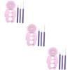 COHEALI 8pcs Paper Quilling Craft Kit Complete DIY Quilling Rolling Pen Needle and Glue for Greeting Cards and Decorations view 1