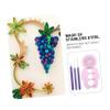 COHEALI 8pcs Paper Quilling Craft Kit Complete DIY Quilling Rolling Pen Needle and Glue for Greeting Cards and Decorations view 4