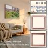 HUACANVAS Metal Floating Frame for Canvas Paintings,DIY Canvas Frames with 0.75"-0.9" Deep,Floater Frame for Art Prints Wall Decor(48"x60",Purple Gold) view 2
