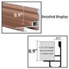 HUACANVAS Metal Floating Frame for Canvas Paintings,DIY Canvas Frames with 0.75"-0.9" Deep,Floater Frame for Art Prints Wall Decor(48"x60",Purple Gold) view 3