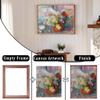 HUACANVAS Metal Floating Frame for Canvas Paintings,DIY Canvas Frames with 0.75"-0.9" Deep,Floater Frame for Art Prints Wall Decor(48"x60",Purple Gold) view 4