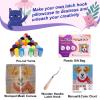 Jack Russell Terrier Latch Hook Kits for Adults Kids Beginners Cute Dogs Latch Hook Pillow Kit Pre-Printed Latch Hook Rug Kits Cross-stitch Embroidery Cushion for Home Sofa Decoration 17x17 in. view 2