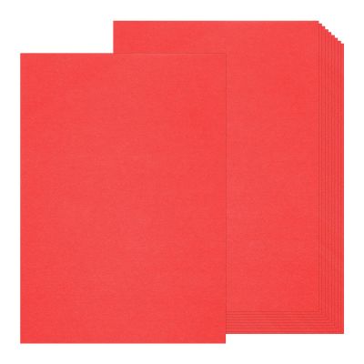 MECCANIXITY Glitter Cardstock,10 Sheets Sparkling Paper Self-Adhesive Glitter Sticker Paper for DIY Projects Arts Craft Christmas Birthday Party Wedding Decor,Red,80 GSM