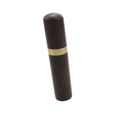 Anneome Sewing Needle Holder Capacity Needle Storage Tube Wooden Case Portable Organizer Dark