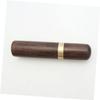 Anneome Sewing Needle Holder Capacity Needle Storage Tube Wooden Case Portable Organizer Dark view 4