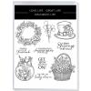 2025 Stamps and Dies for Card Making,Christmas Stamps and Dies Set for DIY Various Festivals Album Scrapbooking Birthdays Greeting CardLeaves Set view 2