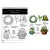 2025 Stamps and Dies for Card Making,Christmas Stamps and Dies Set for DIY Various Festivals Album Scrapbooking Birthdays Greeting CardLeaves Set view 4