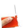 Anneome 2pcs Double-Headed Threading Device Plastic Needle Threader Tool for Easy Sewing for Home Use Great for Those Dim Eyesight Red view 2