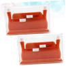 Anneome 2pcs Double-Headed Threading Device Plastic Needle Threader Tool for Easy Sewing for Home Use Great for Those Dim Eyesight Red view 4