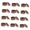 PLAFOPE 12pcs Strong Candle Balm Jars Tinplate Kitchen Storage for DIY Projects view 1