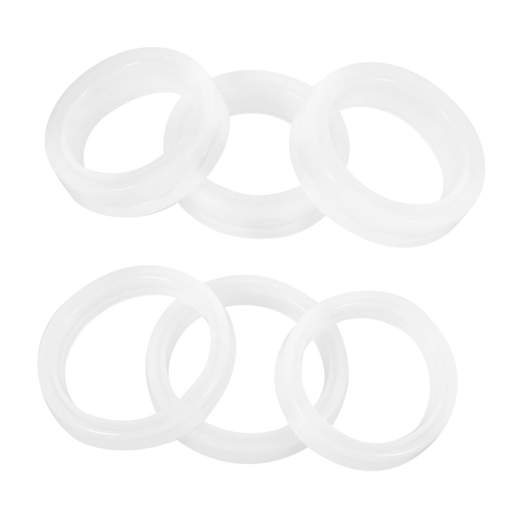 IWOWHERO 6pcs Silicone Bracelet Mold DIY Handicraft Bangle Casting Molds for Creative Jewelry Making for Unique and Charms
