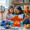 DIY Latch Hook Pillow Kits for Adults Cute Orange Baby Highland Cow Printed Pillowcase Crochet Yarns Hooking Handmade Pillow Cover Cushion for Home Sofa Decoration 17x17inch-114 view 4