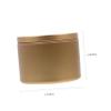 OHPHCALL 3pcs Iron Candle Jars Creative Candle Tins for Craft Making Smooth Portable Design for Tealight Decorative for Friends view 2