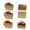 OHPHCALL 3pcs Iron Candle Jars Creative Candle Tins for Craft Making Smooth Portable Design for Tealight Decorative for Friends view 3