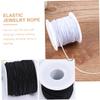 Anneome 4rolls Elastic String for Bracelets Stretchy Jewelry Rope Elastic Cord for Beading Crafting Wall Decor Music Festivals Party Embellishments view 4