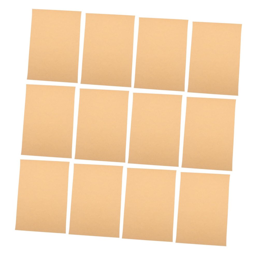COHEALI 100pcs Drawing Kraft Paper Cardstock for Boys and Girls DIY Art Projects Smooth Surface for Easy Painting Lightweight and Portable for Imagination and Creativity