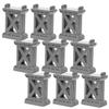 HOOTNEE 9pcs Sturdy Train Bridge Supports for Ho Scale Train Toy Tracks Bridge Risers view 1