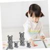HOOTNEE 9pcs Sturdy Train Bridge Supports for Ho Scale Train Toy Tracks Bridge Risers view 3