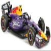 HTLNUZD 2024 New Bbuago 1/43 LV F1 RB19#11 Formula Alloy Racing Car for Las Vegas Site 1Miniature Diecast Adult Vehicle Collection Model view 2