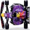 HTLNUZD 2024 New Bbuago 1/43 LV F1 RB19#11 Formula Alloy Racing Car for Las Vegas Site 1Miniature Diecast Adult Vehicle Collection Model view 4