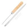 VILLCASE 2sets Doll Hair Rooting Tools Kit Wig Making Needles for Doll Hair Includes Needles Handle and Awl for Crafting Beautiful Wigs view 2