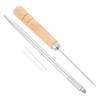 VILLCASE 2sets Doll Hair Rooting Tools Kit Wig Making Needles for Doll Hair Includes Needles Handle and Awl for Crafting Beautiful Wigs view 3