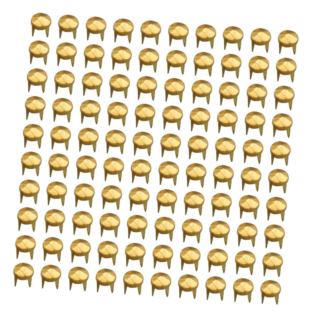 Anneome Metal Rivet Hexagon Studs DIY Nail Studs for Clothing Shoes Belt Decor Pack of Pins