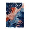 Organic Shapes Monstera Leaves DIY Latch Hook Rug Kits Crochet Yarn Printed Match Embroidery Needlework Carpet Cover Hook and Latch Kit Tapestry Merry Christmas Floor Decor 38x52cm(1) view 1