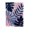 Tropical Leaves Latch Hook Rug Kits Crochet Yarn Printed Match Embroidery Needlework Carpet Cover DIY Hook and Latch Kit Tapestry Christmas Floor Decoration 40x60cm(3) view 1