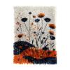 Abstract Flowers and Plant DIY Latch Hook Rug Kits Crochet Yarn Printed Match Embroidery Needlework Carpet Cover Hook and Latch Kit Tapestry Christmas Floor Decoration 38x52cm(14) view 1