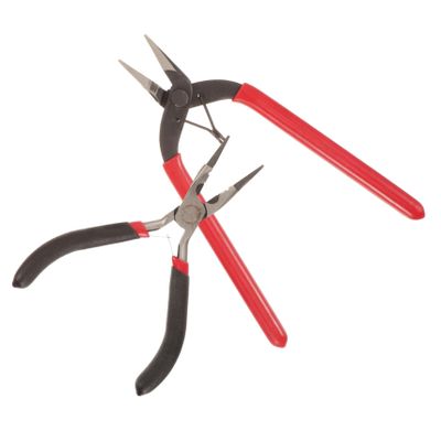 NAMOARLY 2pcs Multi-functional Jewelry Pliers Includes Round Nose and Wire Cutting Pliers for Precise Jewelry Making Beading and Crafting Ergonomic Design for Comfortable Grip